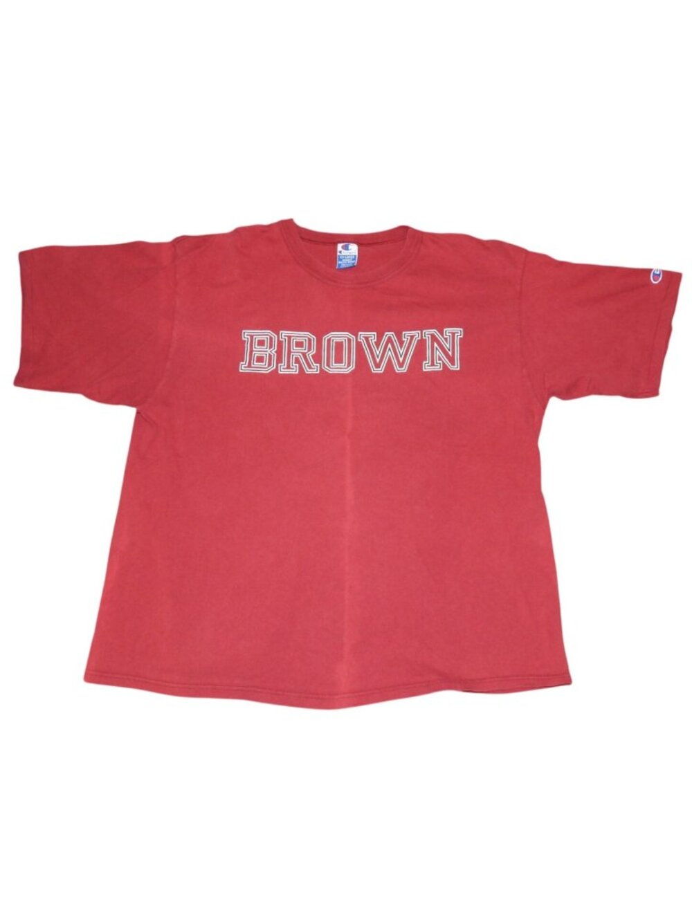 Vintage Brown University Champion Red T-Shirt XXL Made in USA